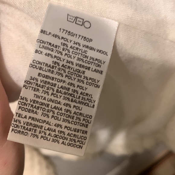 Dolan grey and white quilted sweater - Picture 7 of 8